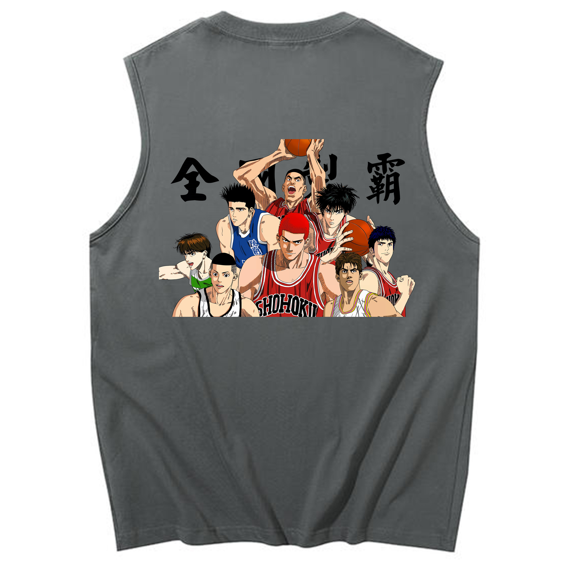（画像用） SLAM DUNK／スラムダンク コットン100％タンクトップ（背面プリント）